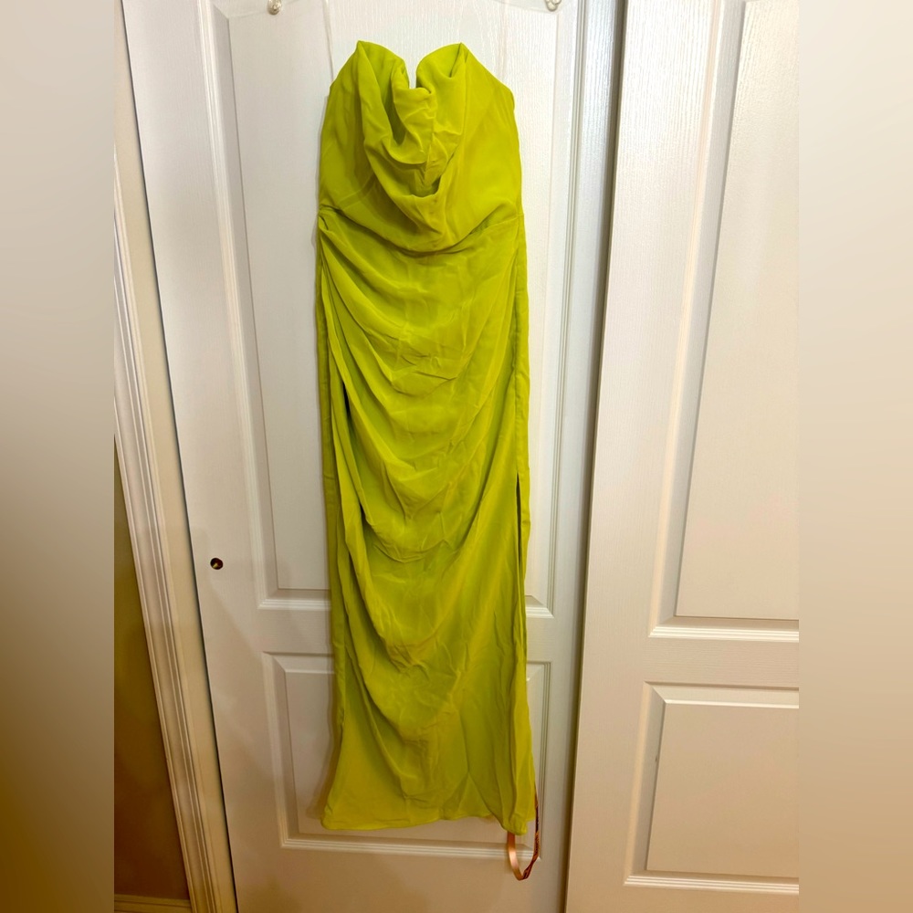 NEVER WORN HOUSE OF CB BUSTIER NEON DRESS